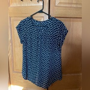Navy blouse